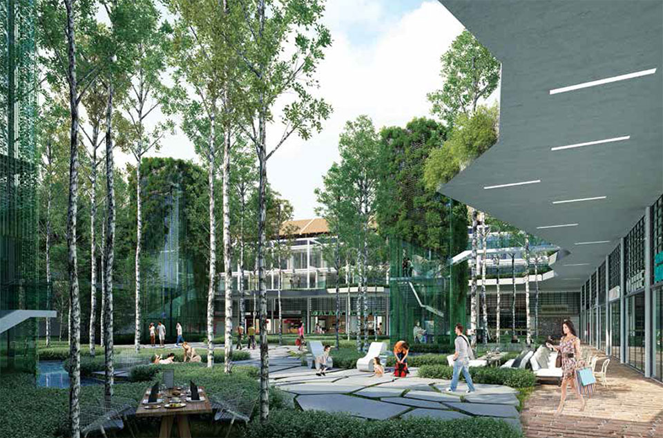 communal spaces within Tamarind Square